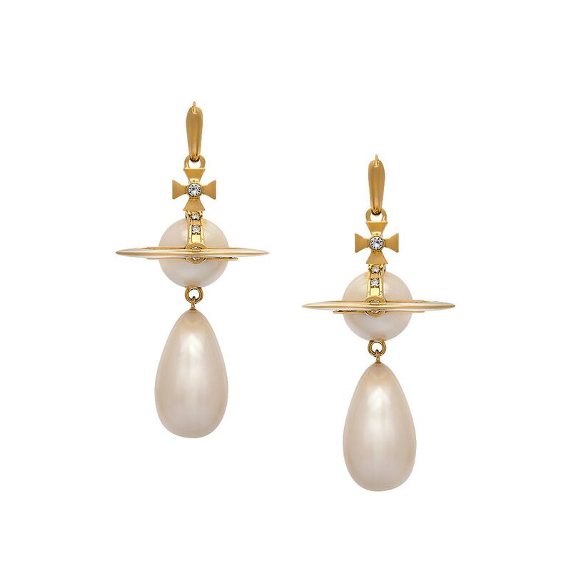 Vivienne Westwood Giant Pearl Drop Earrings image number 0